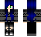 goth and blue christmas
