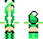 green fox girl