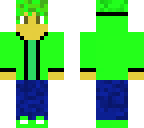 neon green boy skin