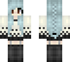 pastel blue girl