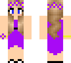 pretty purple prom girl