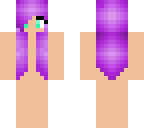 purple hair skin base girl