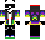rainbow panda hoddie