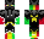 red yellow and green enderman