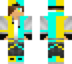 yellow blue cute boy