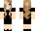 black cat dress girl