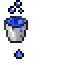 blue bucket
