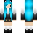 blue cat girl