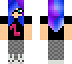 blue hair