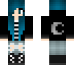 blue haired eyes fixed