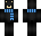 blue scarf
