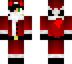 boy red fox santa