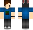 chibi minecraft boy
