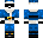 christmas panda blue