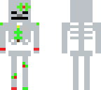 christmas skeleton