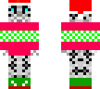 cristmas snow leopard