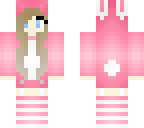 cute girl in bunny costume