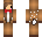 edit - bow tie reindeer