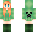 edited cute creeper girl