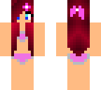 edited girl with a bow
