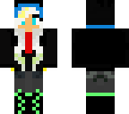 electric tuxedo girl