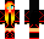 flame girl edit