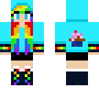 hoodie rainbow girl