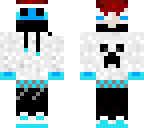 masked blue slime