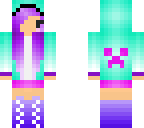 neon chibi girl