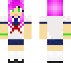 pink-haired yandere high student