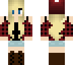 plaid winter girl