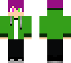 purple and green