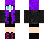 purple hair girl
