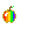 rainbow apple