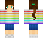 rainbow shirt girl