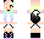rainbow wolf girl
