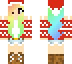 rainbow x-mas girl
