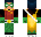 robin with green pants