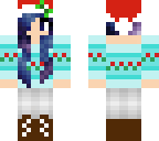 squeayduck christmas skin curly hair