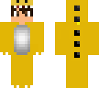 yellow dino suit