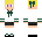 a boy wearing a schoolgirl's uniform