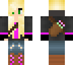 blond pink archer