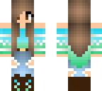 blue and green