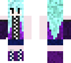 blue haired fighter
