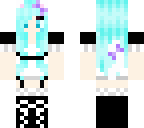 blue kawaii chan maid edit