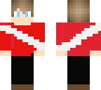 boy with red striped shirt