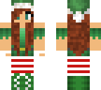 christmas elf girl brown hair