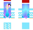 christmas purple girl