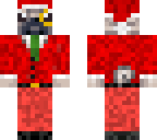 classy santa pug