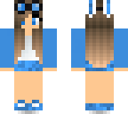 cute blue girl